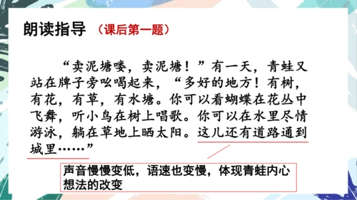21.青蛙卖泥塘（第二课时）教学课件