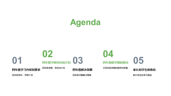 开启四年级新篇章