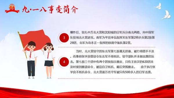 九一八事变纪念日勿让九一八勿忘国耻918PPT课件