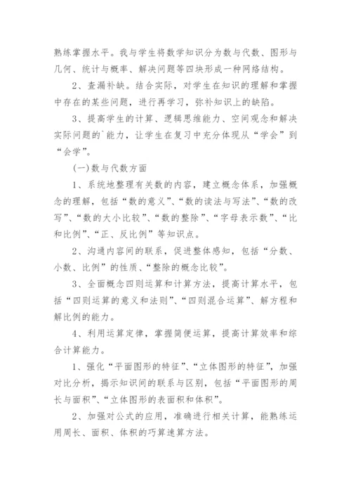 六年级数学下册复习计划_6.docx