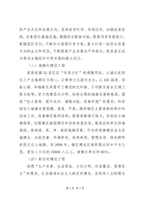 关于推进全镇经济社会跨越式发展的意见.docx