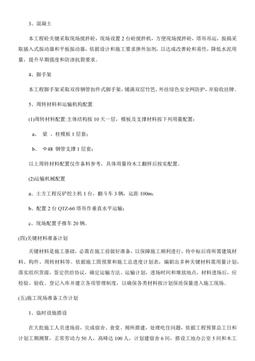 房屋建筑工程关键技术标中标版本.docx