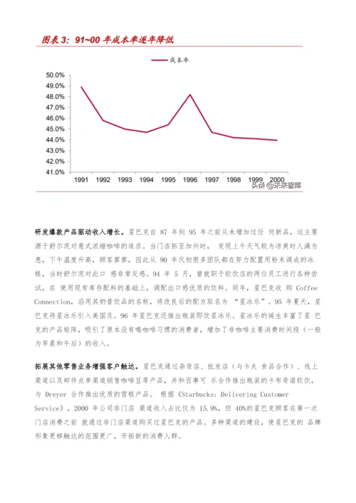 星巴克专题研究报告-星巴克如何成长为连锁咖啡巨头.docx