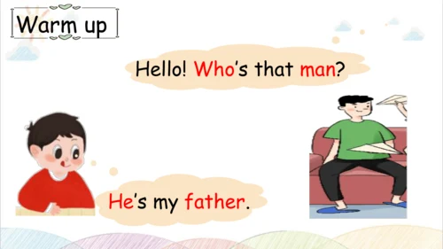 Unit 2  My family Part B Let's talk&Let's play 课件 