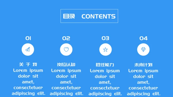创意个人简历通用PPT模板