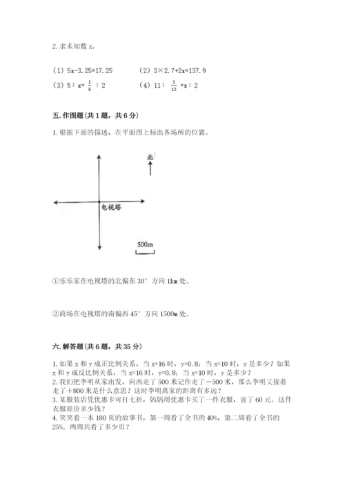 北京版六年级下册数学期末测试卷附参考答案（精练）.docx