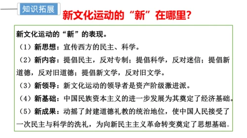 第四单元 新民主主义革命的开始 单元复习课件