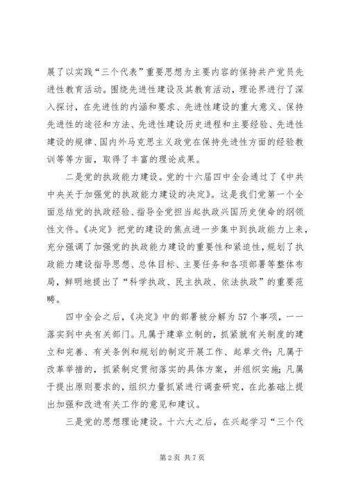 党的十六大以来党建工作创新取得重要成果.docx