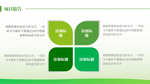 绿色发展生态农业项目报告通用PPT模板