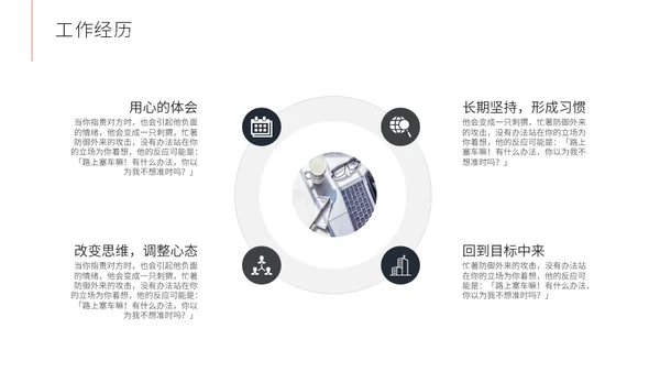 运营岗位竞聘个人简历通用PPT模版