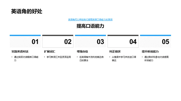 英语角 突破自我