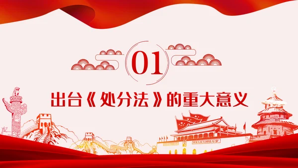 中华人民共和国公职人员政务处分法PPT模板