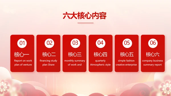 大气商务活动启动仪式会议开幕仪式PPT面