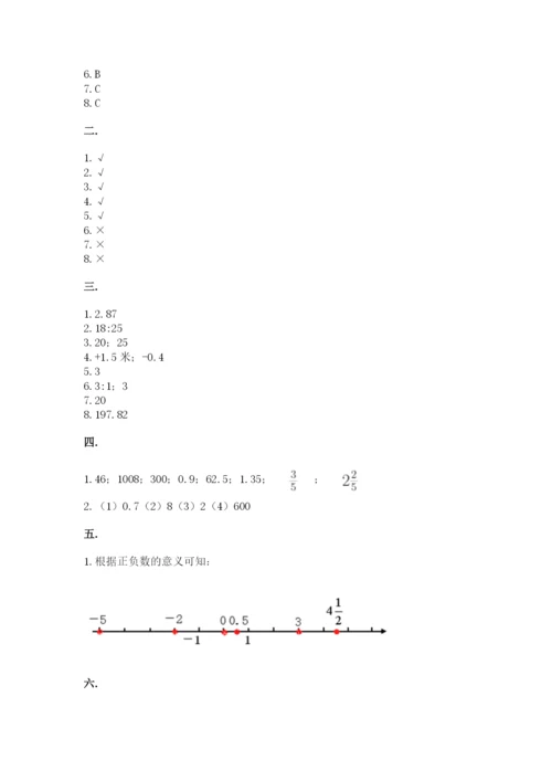 西师大版小升初数学模拟试卷附答案【轻巧夺冠】.docx