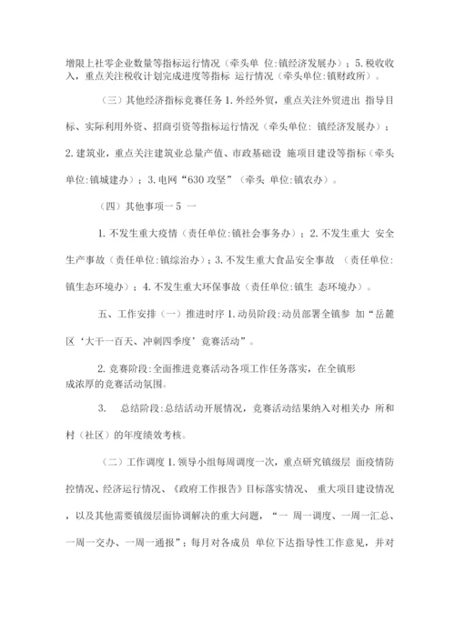 大干一百天、冲刺四季度工作方案.docx