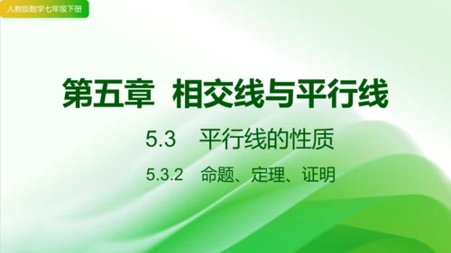 5.3 平行线的性质课件（共49张PPT）