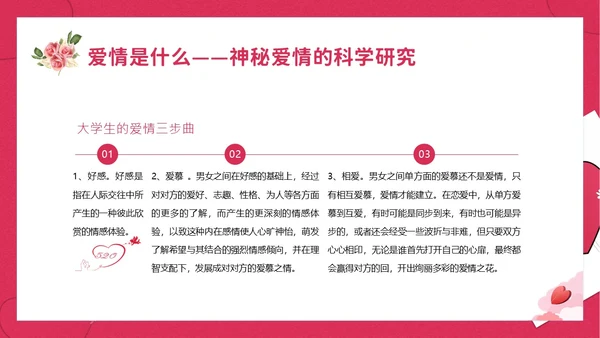 大学生认识爱情恋爱心理学课程PPT课件大学生恋爱