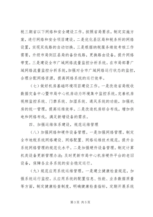 全市地方税收信息化工作要点.docx