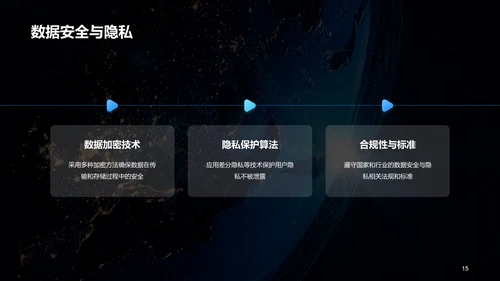 蓝色创意酷炫数据科学再数据服务中的应用PPT模板
