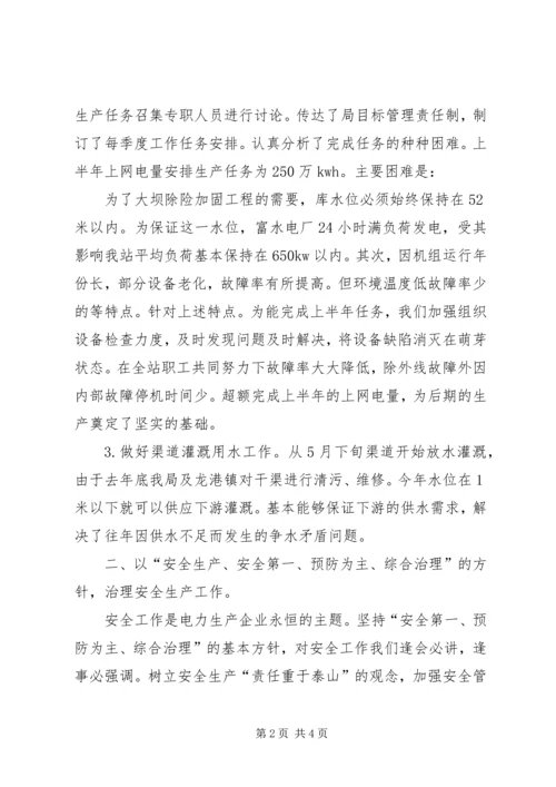 企业上半年工作总结.docx