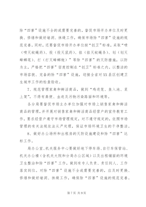 工商局迎接全省城市卫生检查评比活动实施方案.docx