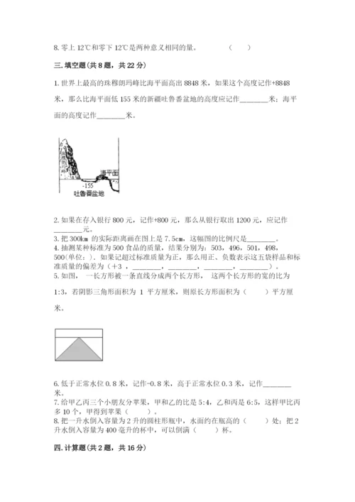 北师大版小学六年级下册数学期末检测试题【夺冠系列】.docx