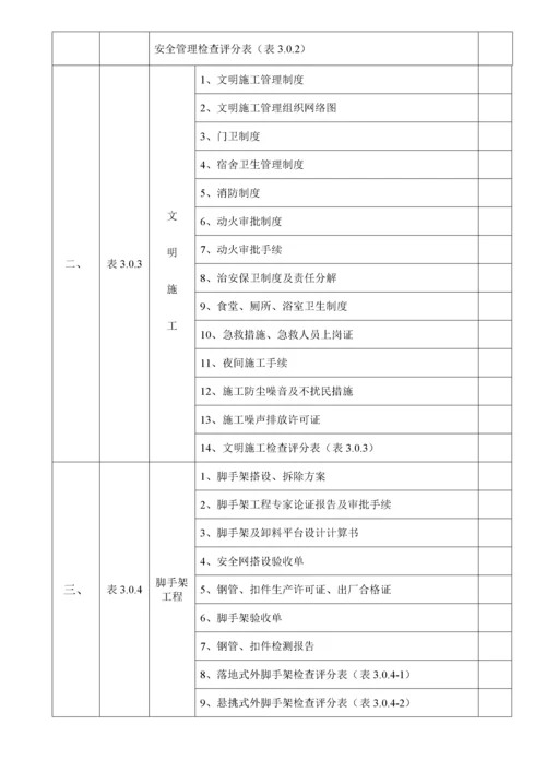 施工现场安全技术资料目录(最新整体).docx