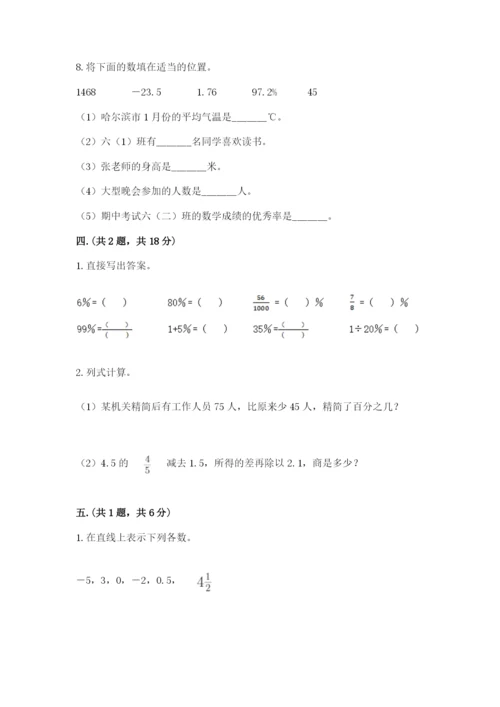 海南省【小升初】2023年小升初数学试卷及答案（考点梳理）.docx