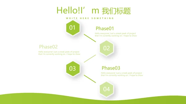 绿色公司产品介绍宣传通用PPT动态模板