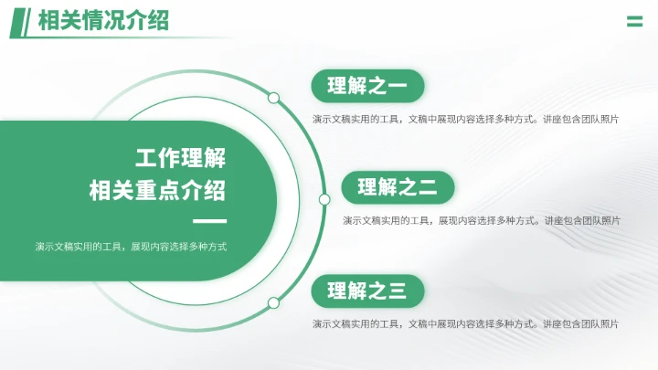 绿色高端大学生职业生涯工作规划PPT模板