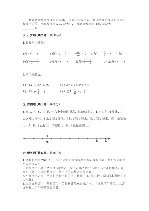 人教版六年级下册数学期末测试卷精品【典型题】.docx