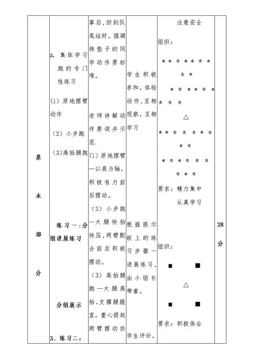 《50米快速跑考核》教学设计[2]