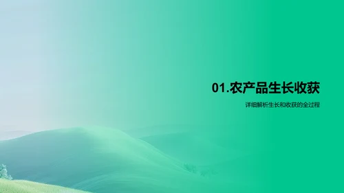 农产品安全生产PPT模板