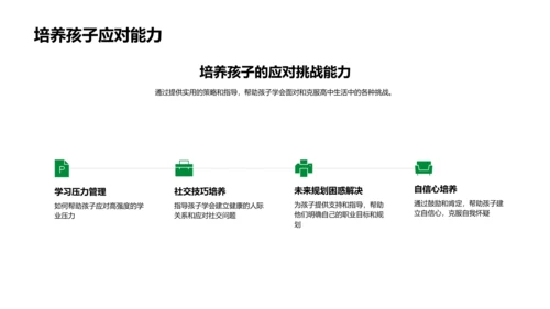高中成长与未来打算PPT模板