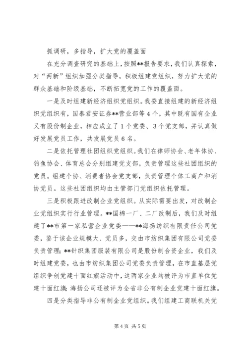 拓宽党建新路子汇报.docx