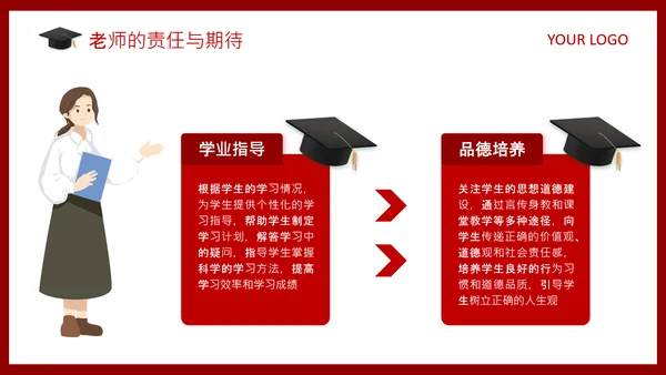 红色商务风高考动员家长会PPT