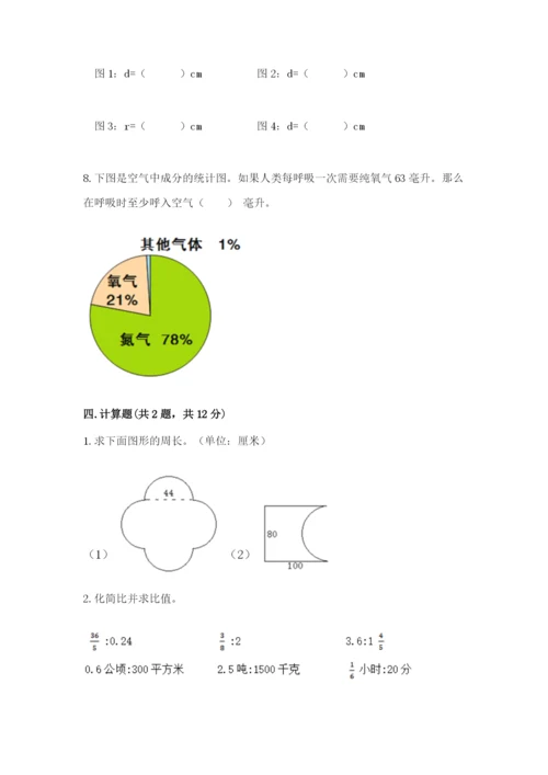 小学数学六年级上册期末卷带答案（典型题）.docx