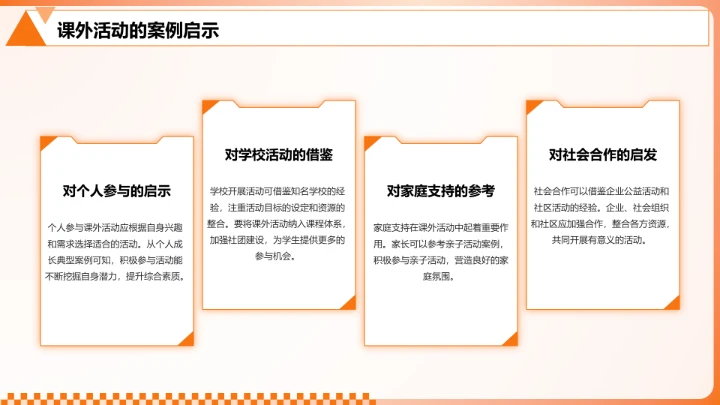 渐变风纯文字PPT列表