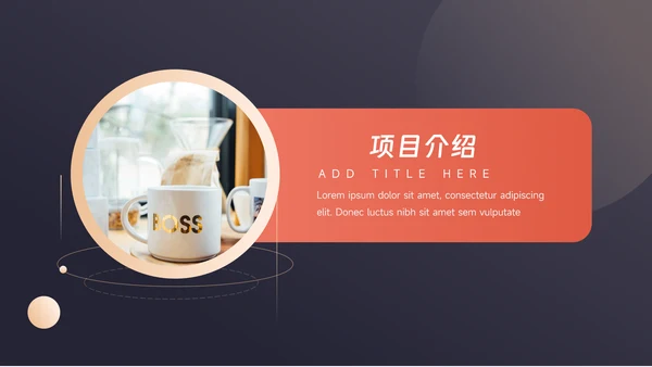 红金暗色质感商业计划书PPT模板