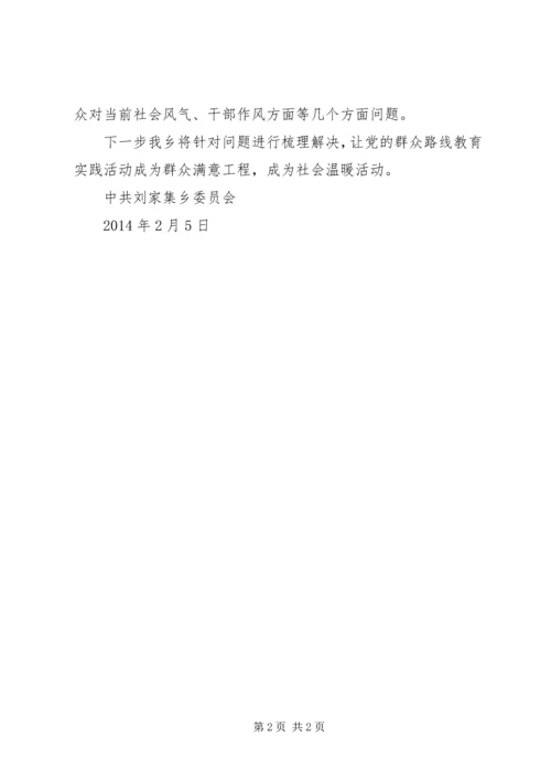 党的群众路线教育走访调研活动总结.docx