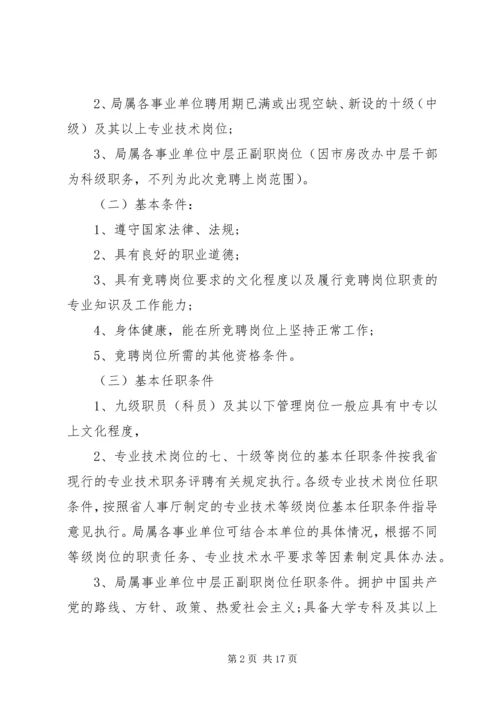 事业单位竞聘上岗工作实施方案.docx