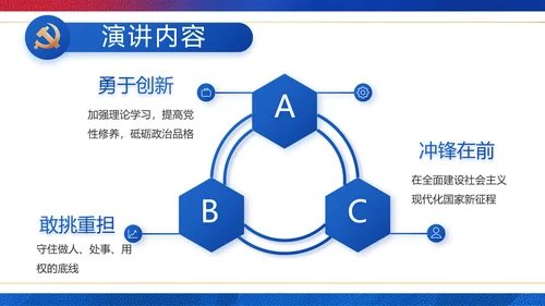 党建党支部工作总结汇报计划PPT党课