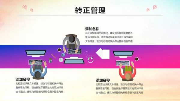 青春活力企业员工入职培训PPT模板