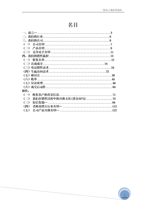 销售手册全行业版