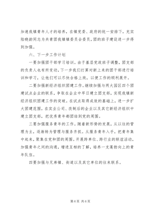 团委工作调研会上的汇报材料 (6).docx