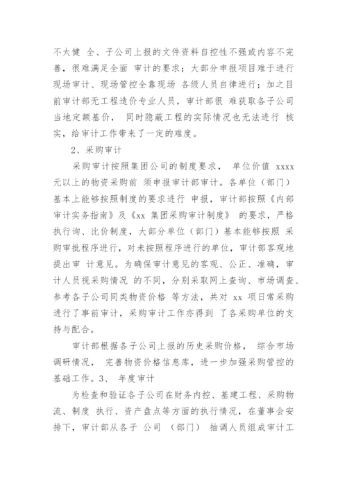 公司内部审计工作总结.docx