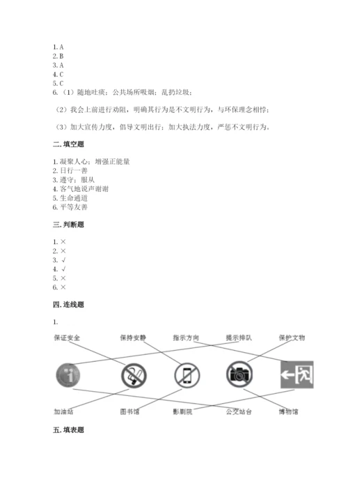 道德与法治五年级下册第二单元《公共生活靠大家》测试卷精品（名师推荐）.docx