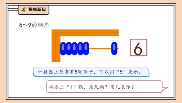 【课堂无忧】人教版一年级上册2.1 6～9的认识（课件）(共36张PPT)