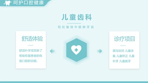 蓝色简约医院牙科工作总结汇报PPT