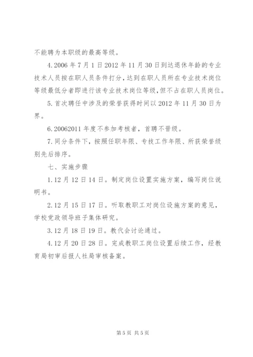 堰宝中学岗位设置实施方案.docx